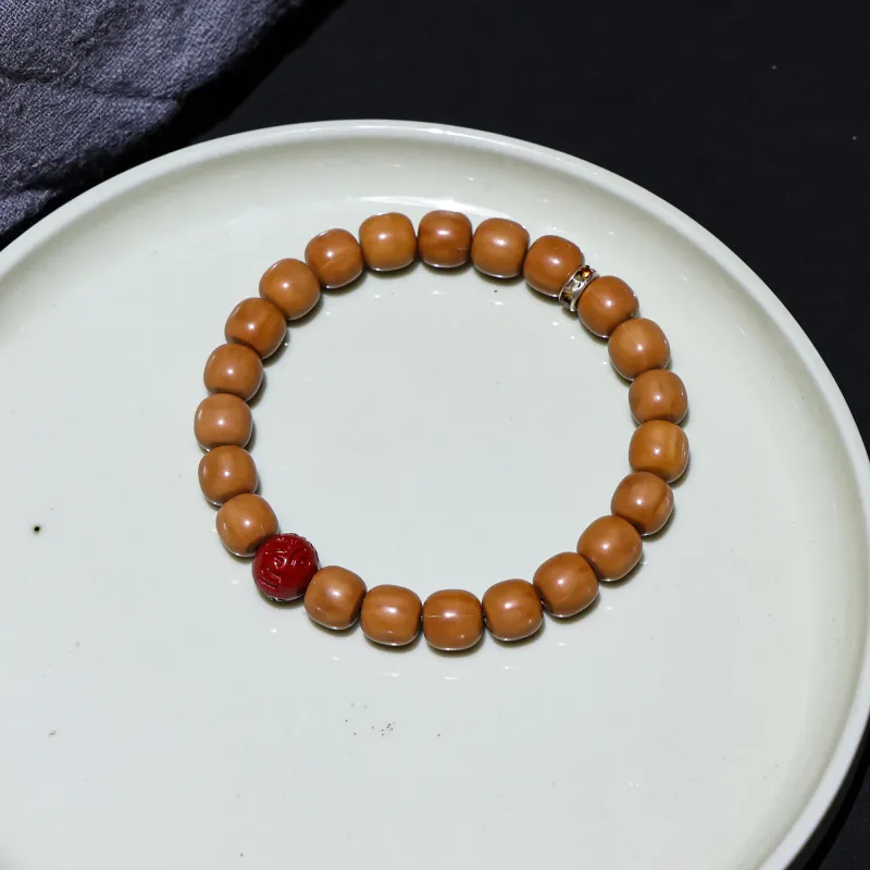 WUDE Monkey Head Walnut Wooden Bracelets Unisex-22
