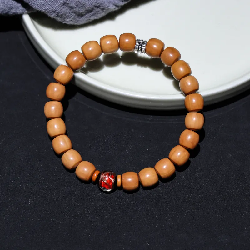 WUDE Monkey Head Walnut Wooden Bracelets Unisex-33