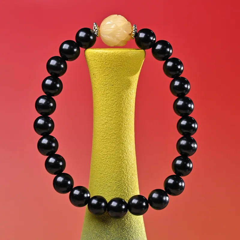 WUDE Ebony Wooden Bracelets Unisex-8
