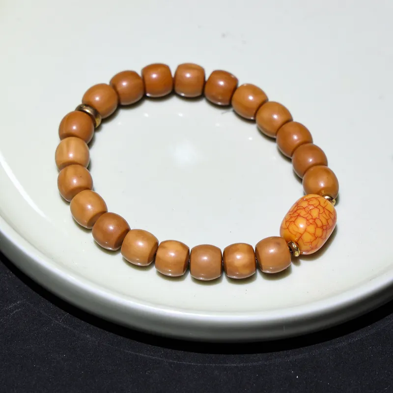 WUDE Monkey Head Walnut Wooden Bracelets Unisex-75