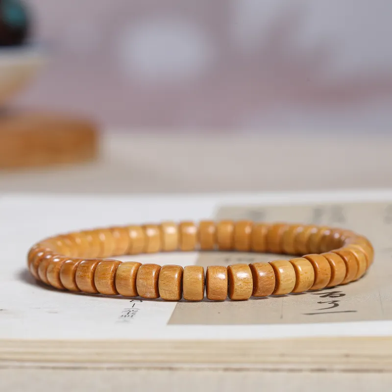WUDE Barbie Sandalwood Wooden Bracelets Unisex-5