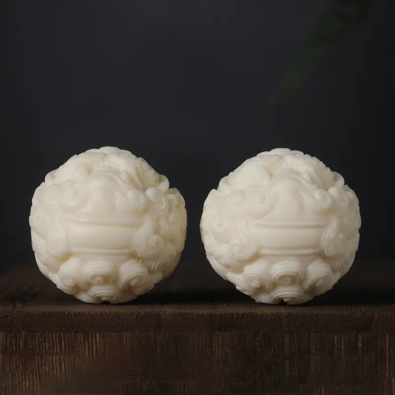 WUDE Ivory Nut Handlebar Piece Unisex-4