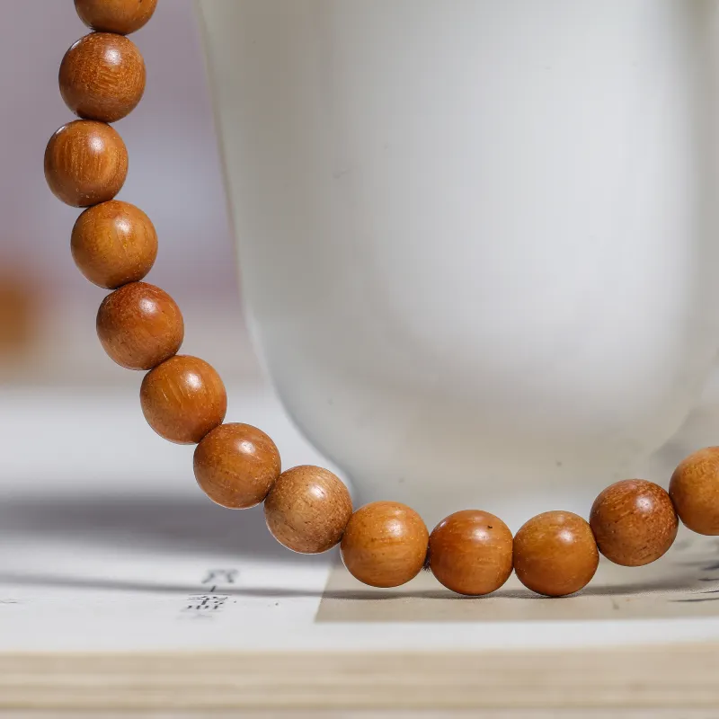 WUDE Barbie Sandalwood Wooden Bracelets Unisex-6