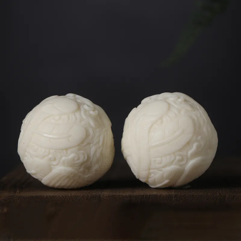 WUDE Ivory Nut Handlebar Piece Unisex-33