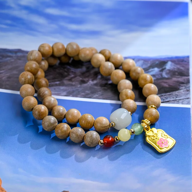WUDE Milky Agarwood Bracelets Unisex-1