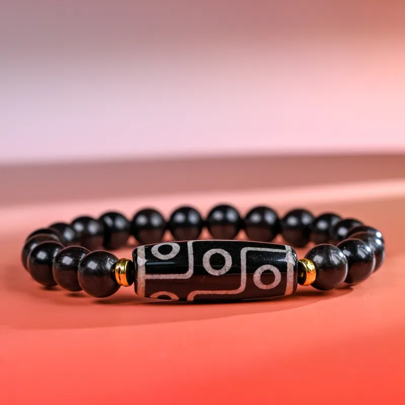 WUDE Ebony Wooden Bracelets Unisex-8