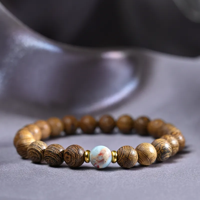 WUDE Redwood Wooden Bracelets Unisex-14