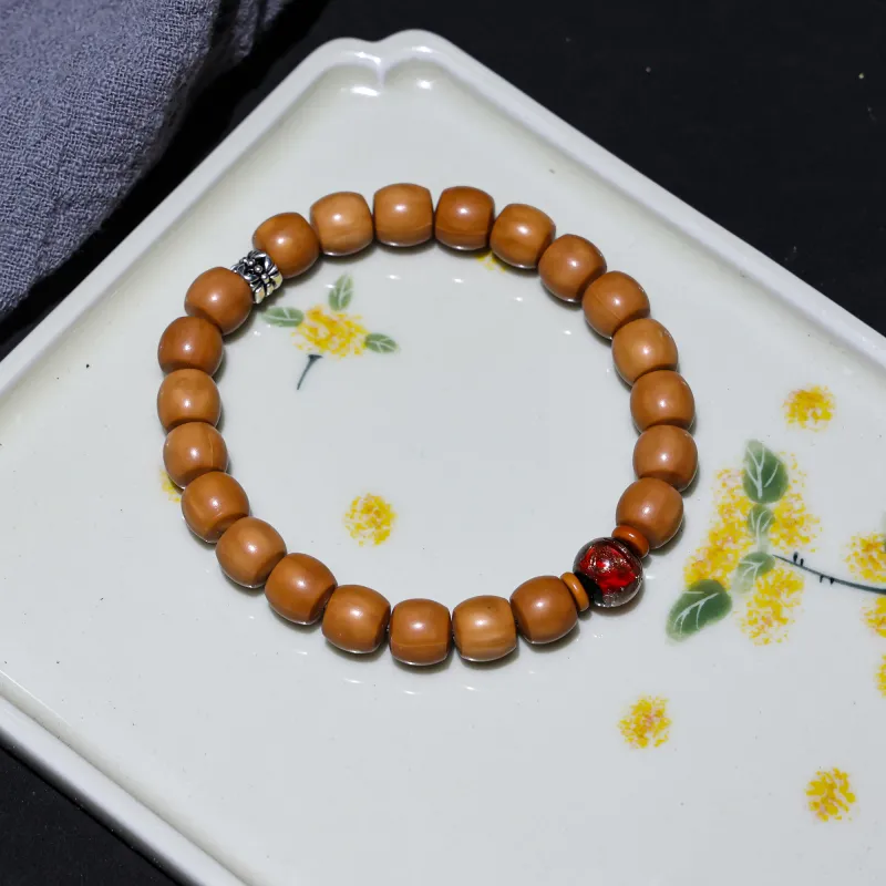 WUDE Monkey Head Walnut Wooden Bracelets Unisex-31