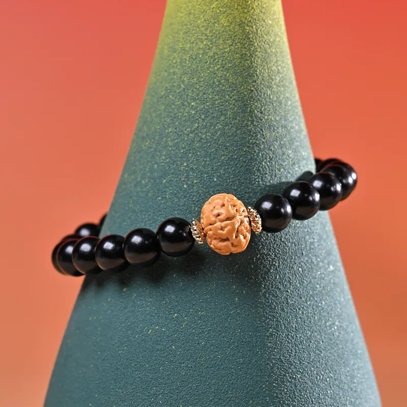 WUDE Ebony Wooden Bracelets Unisex-3