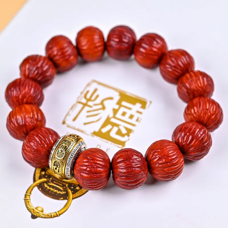 WUDE Monkey Head Walnut Bracelets Unisex-33