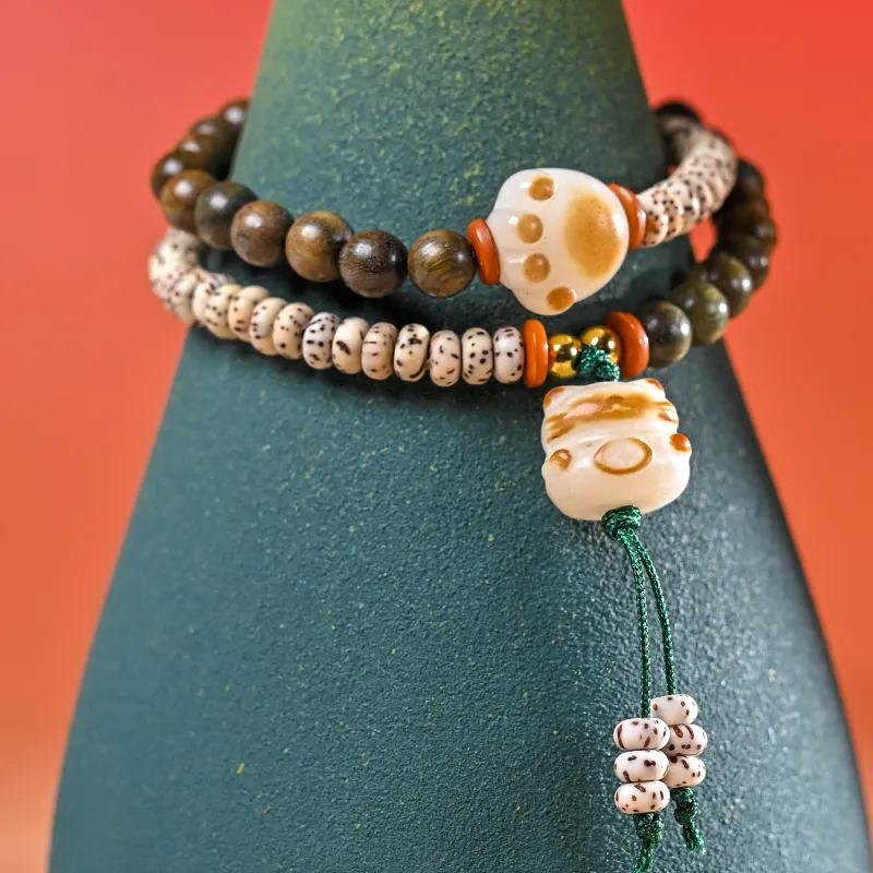 WUDE Green Sandalwood Bracelets Unisex-3