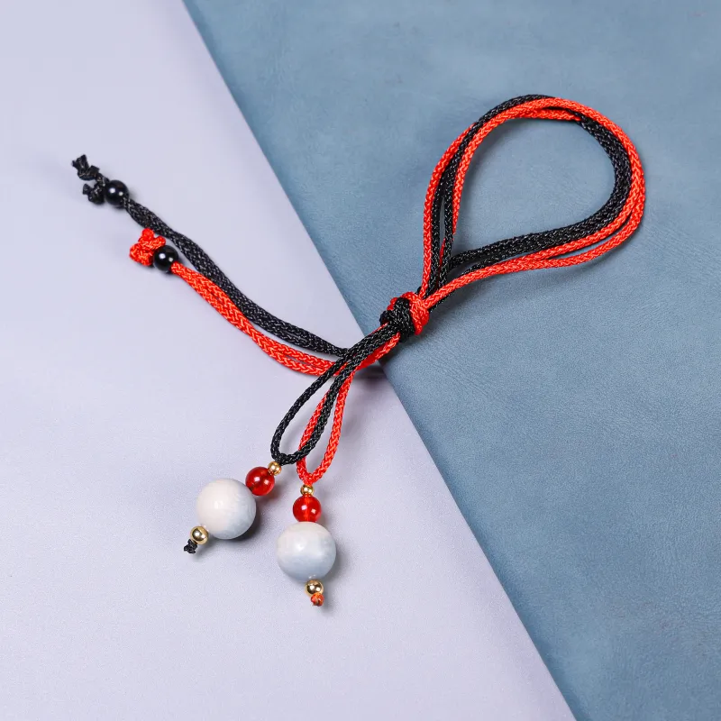 WUDE White Jade Bodhi Necklaces Unisex-2