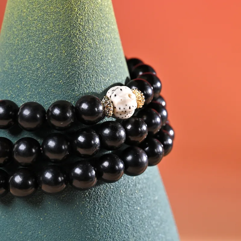 WUDE Ebony Wooden Bracelets Unisex-2
