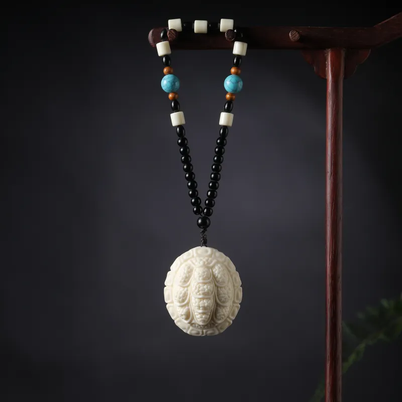 WUDE Ivory Nut Handlebar Piece Unisex-5