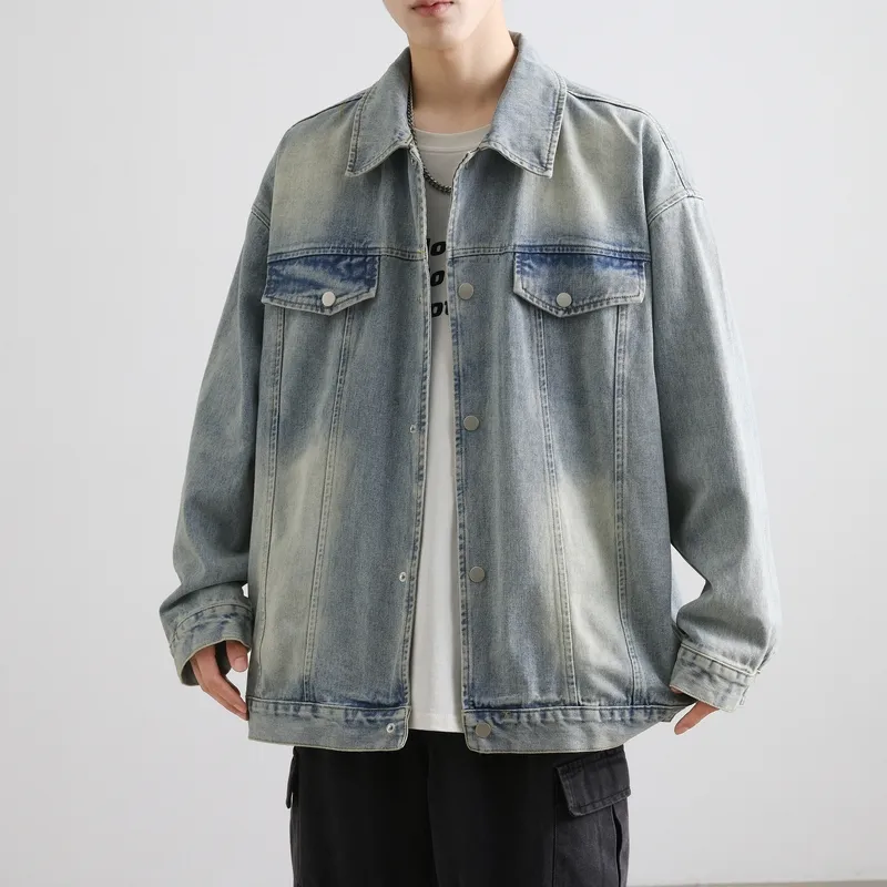 TESTUNG Denim Jacket Unisex Blue-14