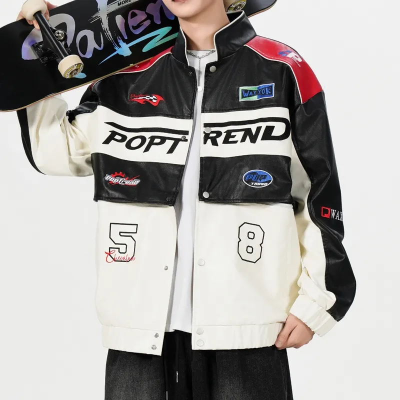 TESTUNG Jackets Coats Unisex White-11