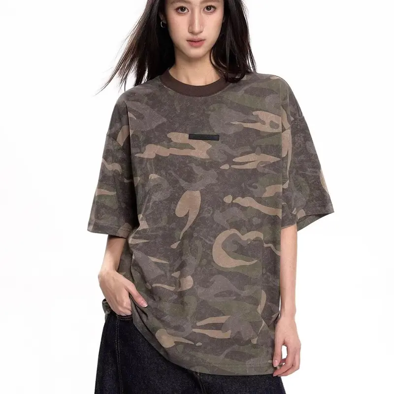 TESTUNG T Shirts Unisex Green-5