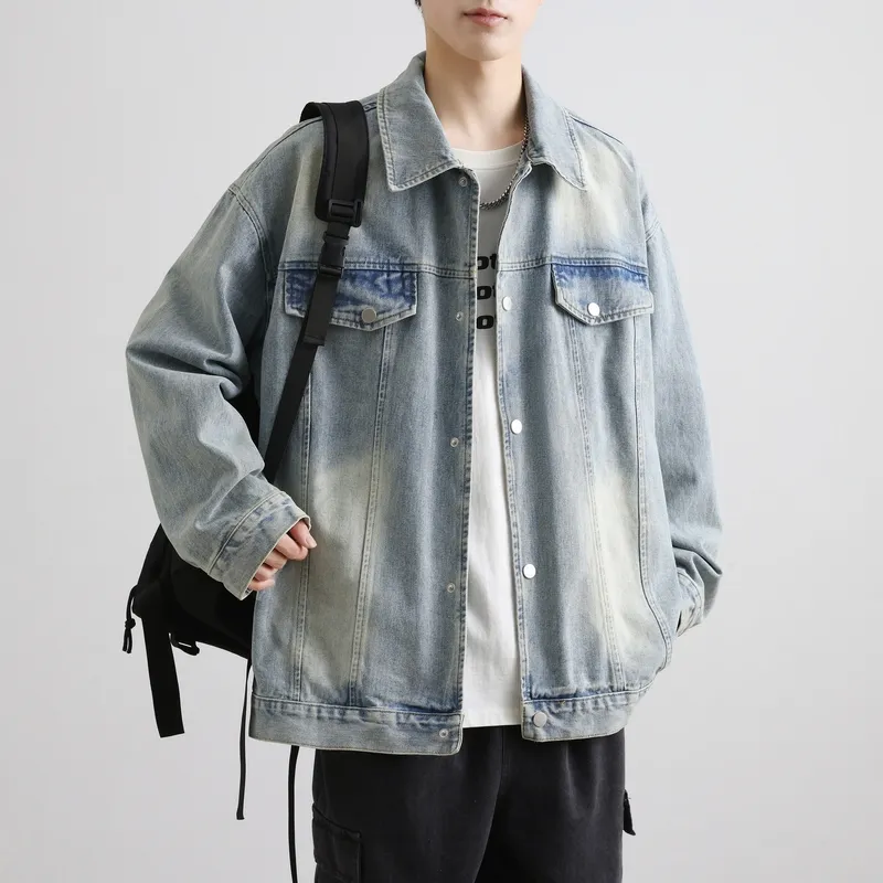 TESTUNG Denim Jacket Unisex Blue-15