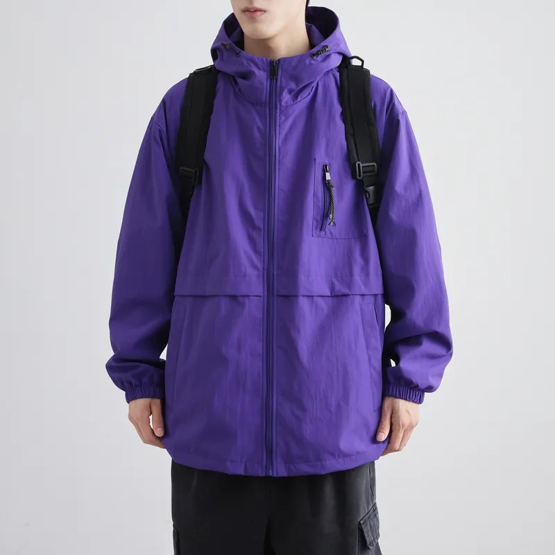 TESTUNG Jackets Coats Unisex Purple-5
