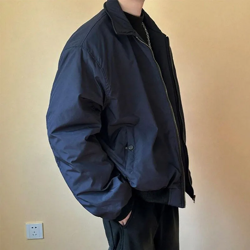 TESTUNG Jackets Coats Unisex Dark Blue-6