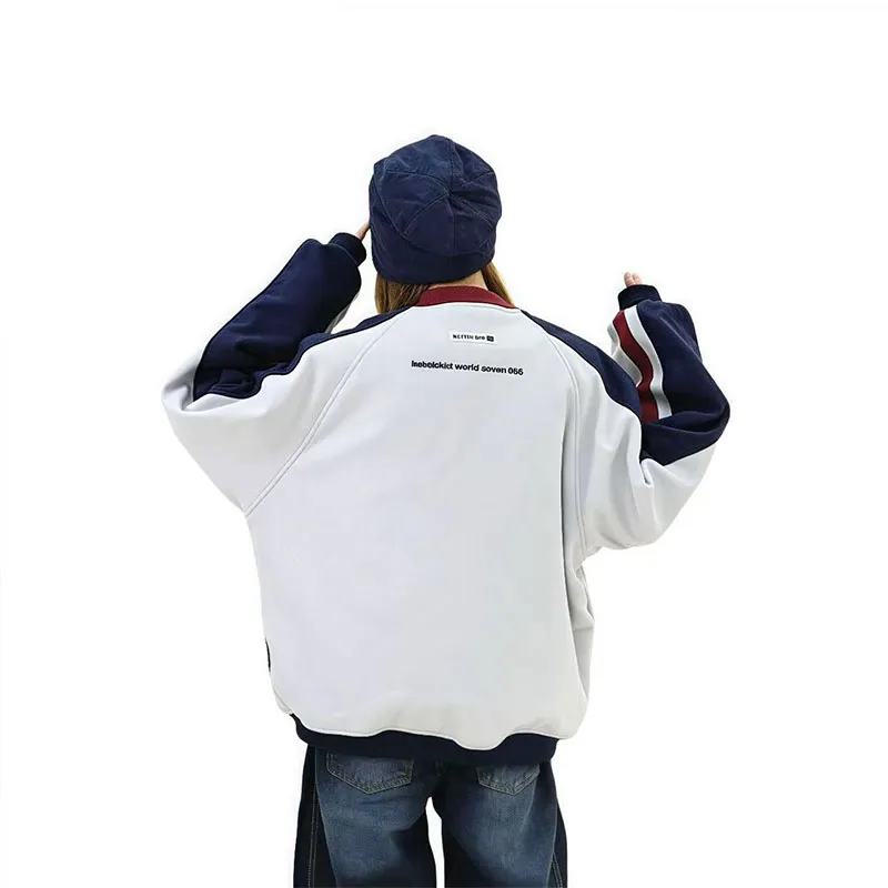 TESTUNG Jackets Coats Unisex Gray-2