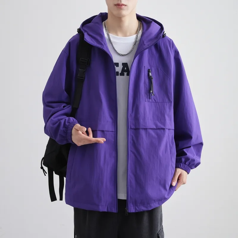 TESTUNG Jackets Coats Unisex Purple-3