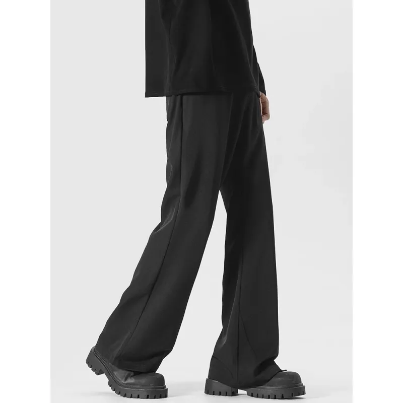 TESTUNG Casual Pants Unisex Black-2