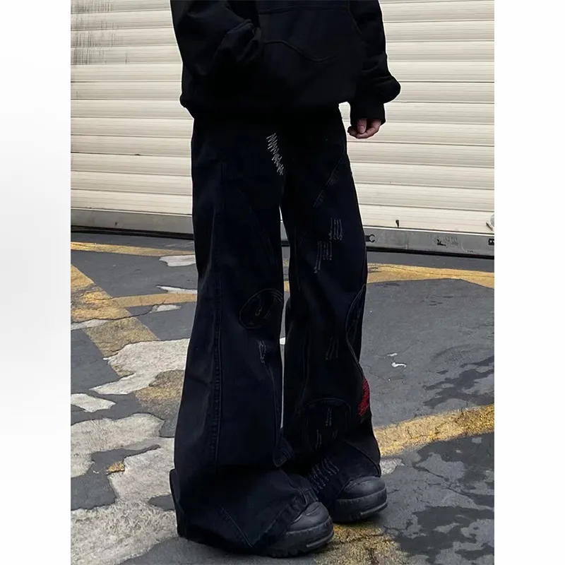 TESTUNG Jeans Unisex Black-2