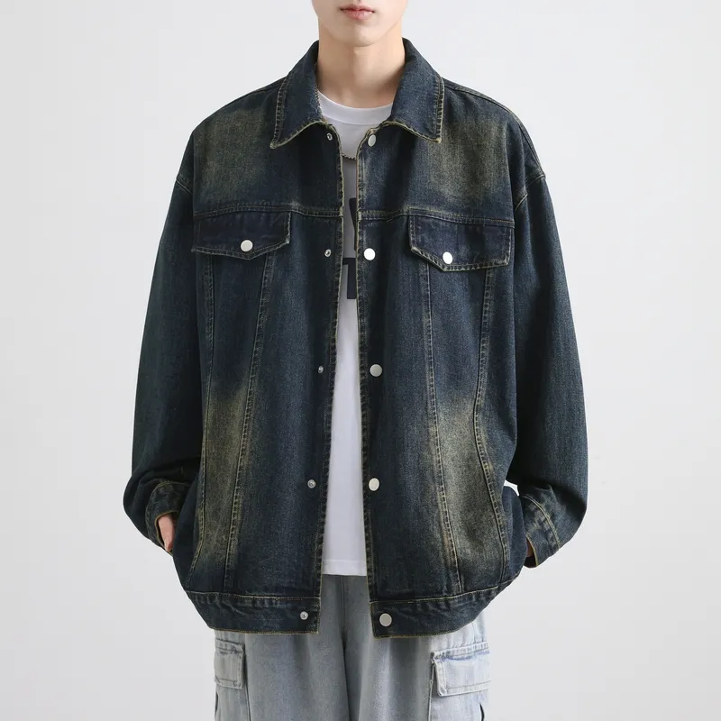 TESTUNG Denim Jacket Unisex Blue-2