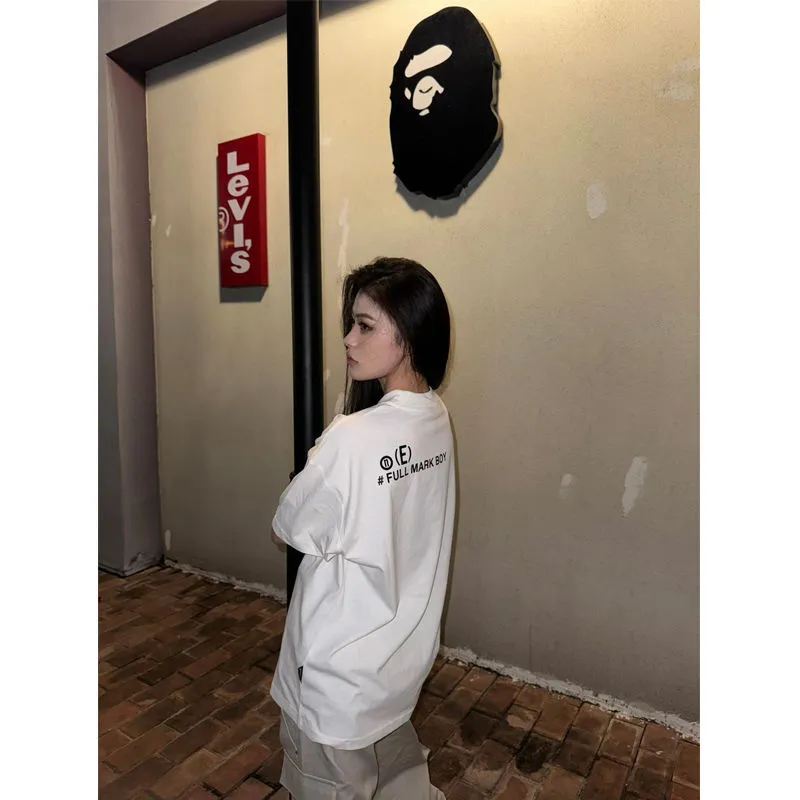 TESTUNG T Shirts Unisex White Gray-1