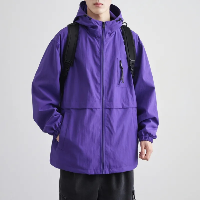 TESTUNG Jackets Coats Unisex Purple-4