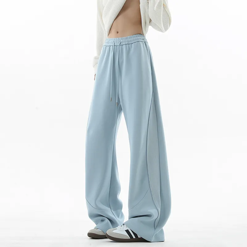 TESTUNG Casual Pants Unisex White Heather Gray-9