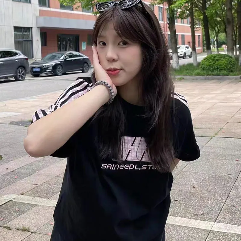 WELTER EXPERIMENT Fashion Versatile Short Sleeved T Shirts Unisex-7