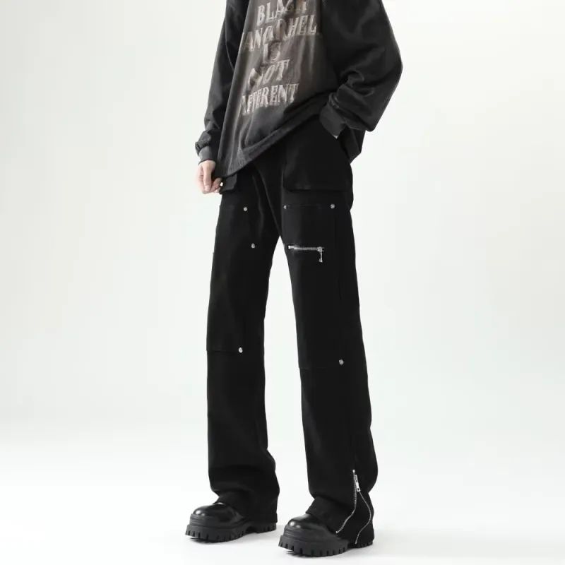 TESTUNG Jeans Unisex Black-2