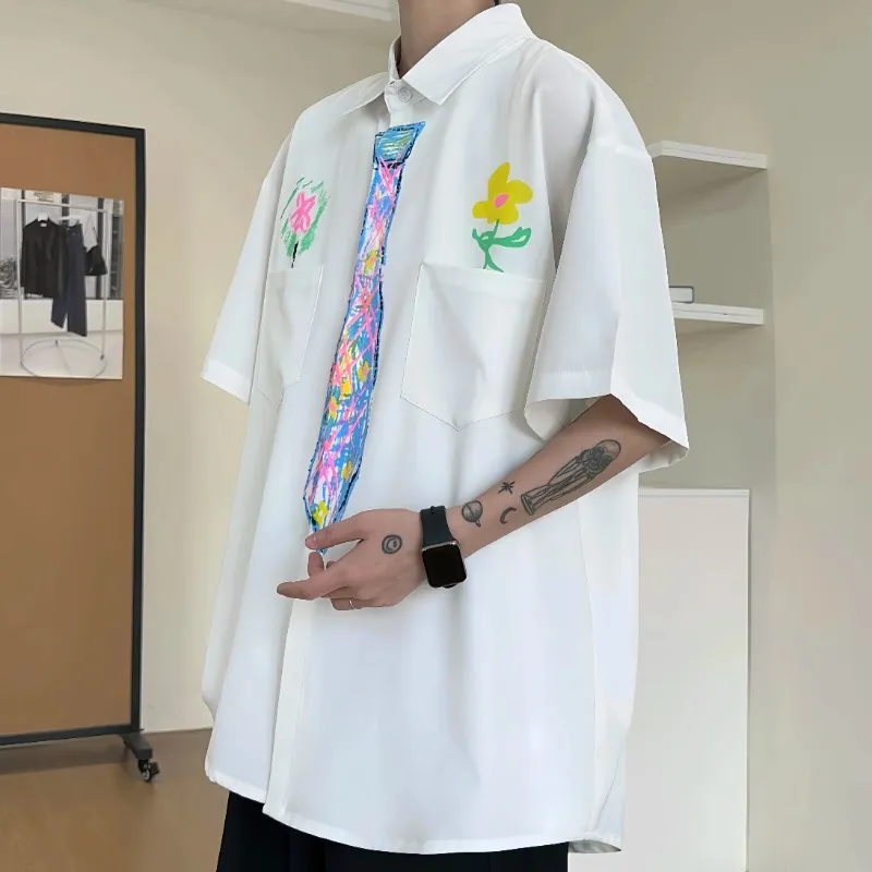 TESTUNG Shirts Unisex White-5