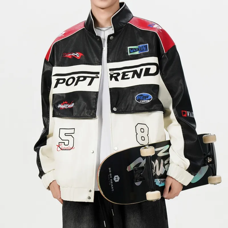 TESTUNG Jackets Coats Unisex White-10