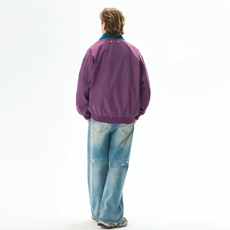 TESTUNG Jackets Coats Unisex Grape Purple-0