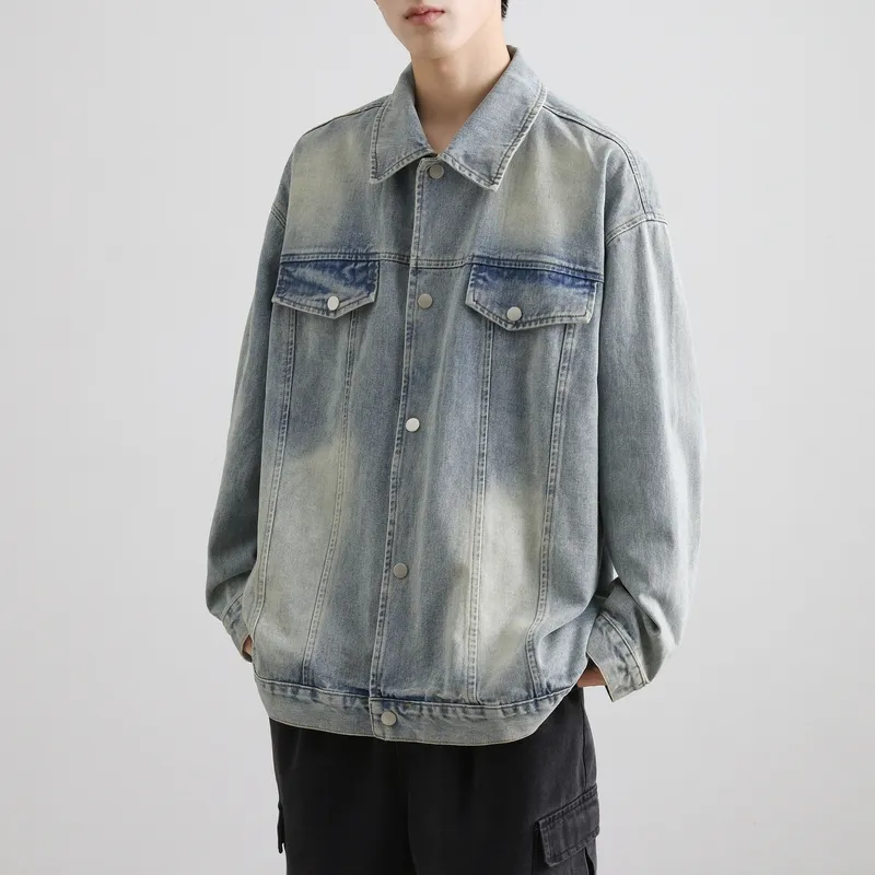 TESTUNG Denim Jacket Unisex Blue-17