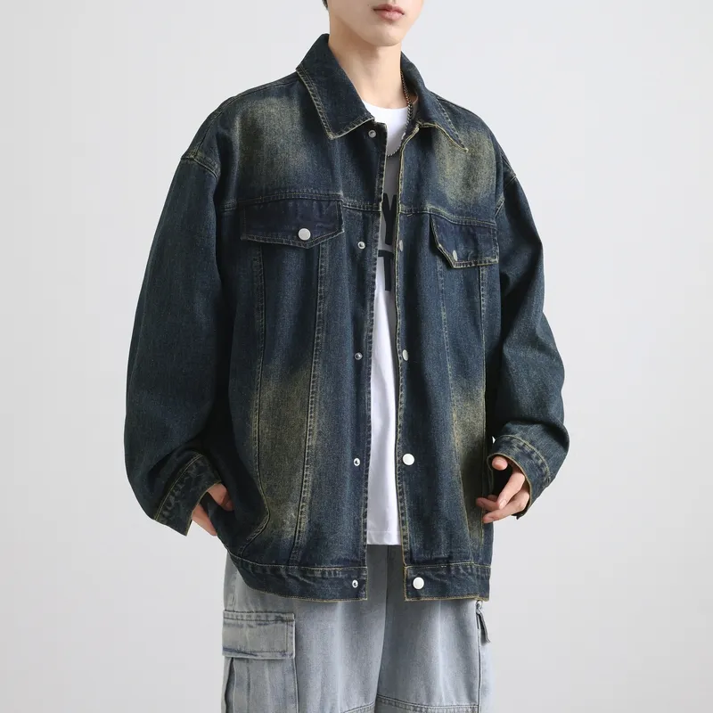 TESTUNG Denim Jacket Unisex Blue-4