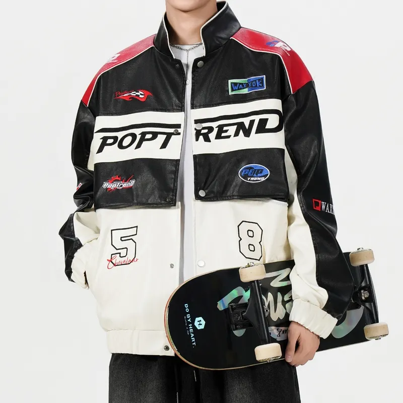 TESTUNG Jackets Coats Unisex White-9