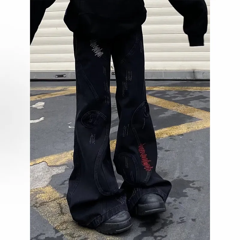 TESTUNG Jeans Unisex Black-4