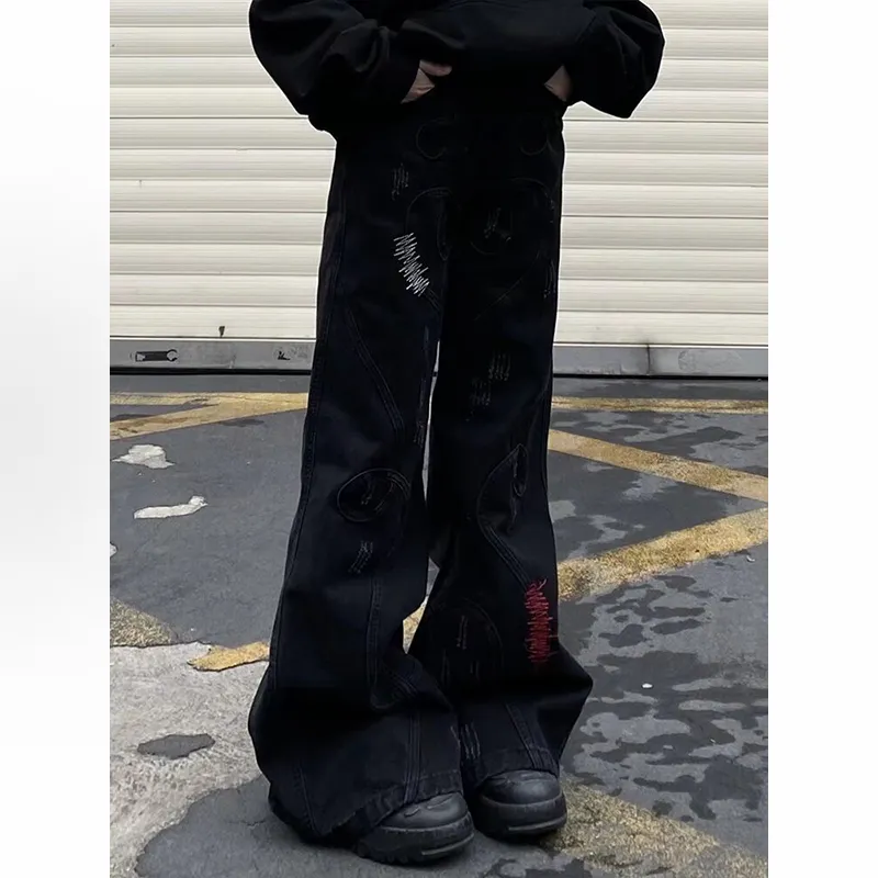 TESTUNG Jeans Unisex Black-3