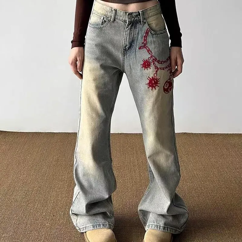 TESTUNG Jeans Unisex Image Color-3