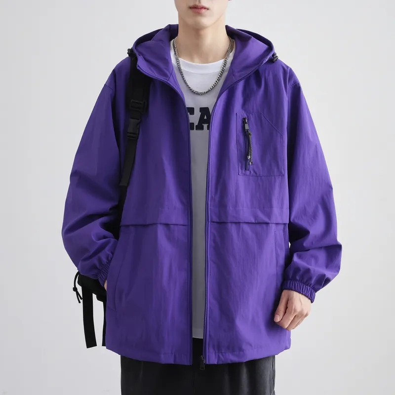 TESTUNG Jackets Coats Unisex Purple-2