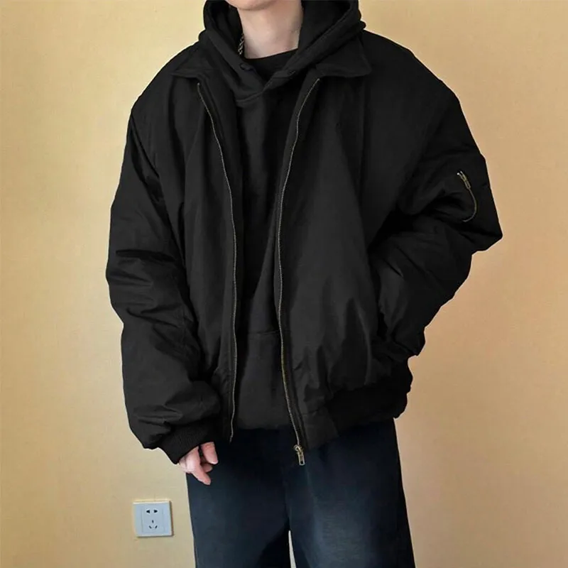 TESTUNG Jackets Coats Unisex Dark Blue-10