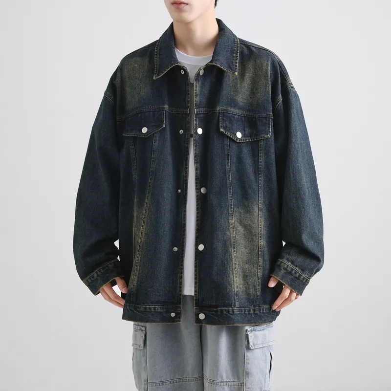 TESTUNG Denim Jacket Unisex Blue-5