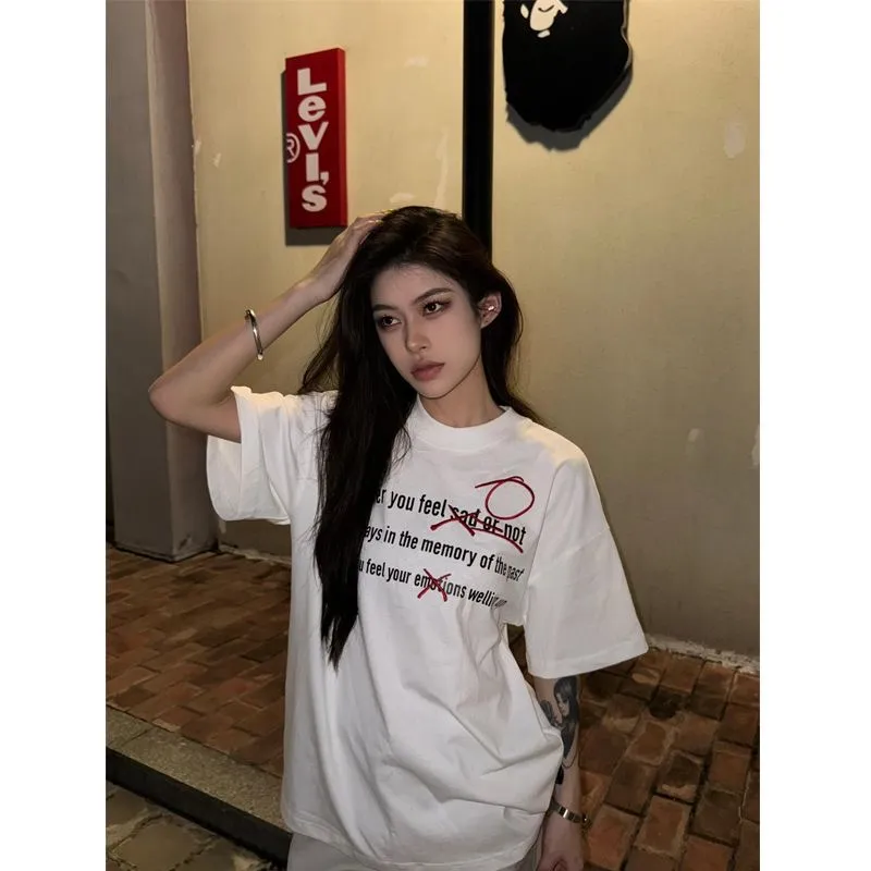 TESTUNG T Shirts Unisex White Gray-2