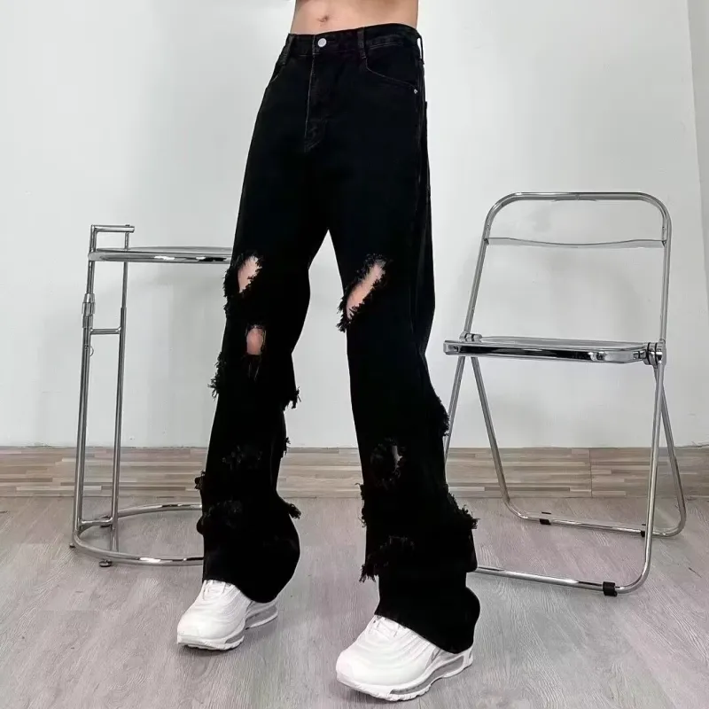 TESTUNG Jeans Unisex Black-2