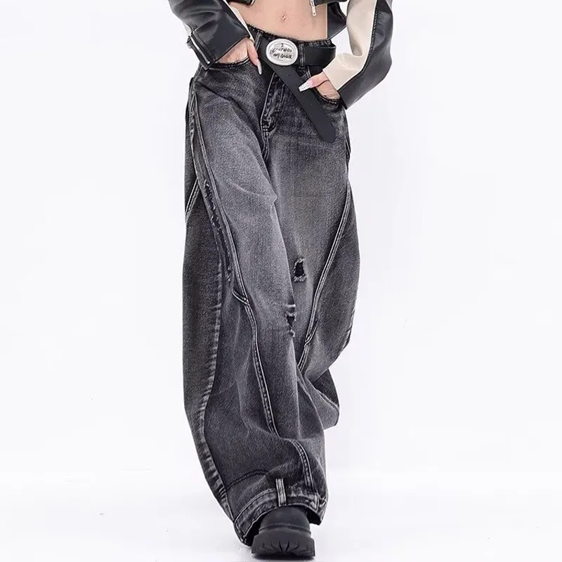 TESTUNG Jeans Unisex Black-3
