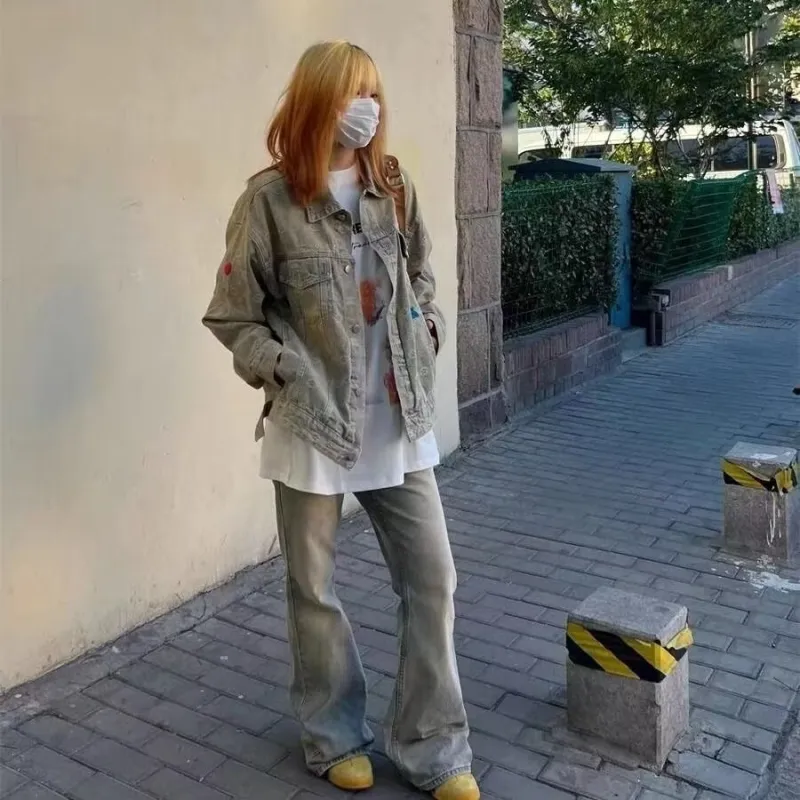 TESTUNG Jackets Coats Unisex Yellow Mud-2